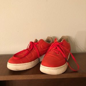 Orange Nike Air Force 1